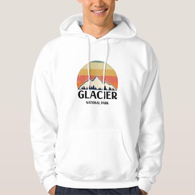 Veste À Capuche Parc national du Glacier vintage (Devant)