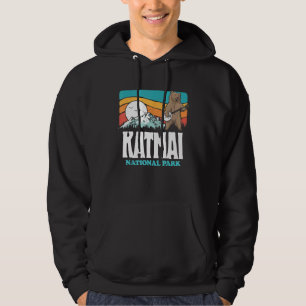 Veste À Capuche Parc national Katmai Rétro Alaska Mounts Banjo