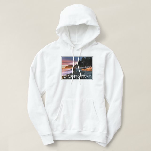 Veste À Capuche Parc national Olympique | État de Washington (Design devant)