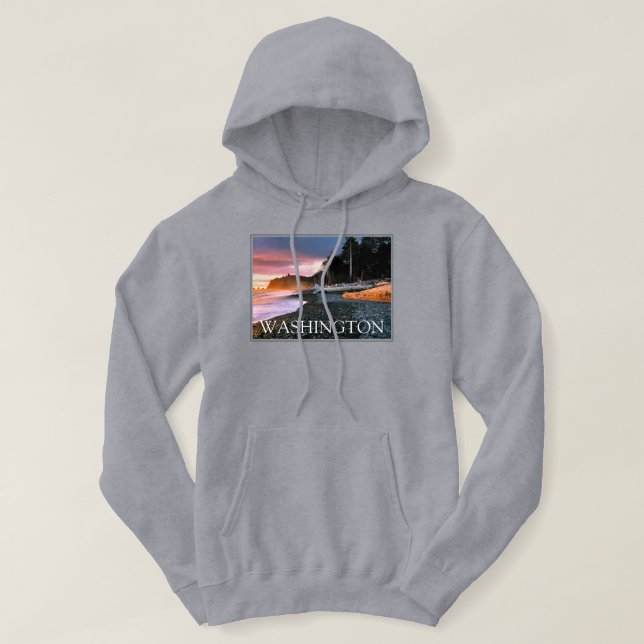 Veste À Capuche Parc national Olympique | État de Washington (Design devant)