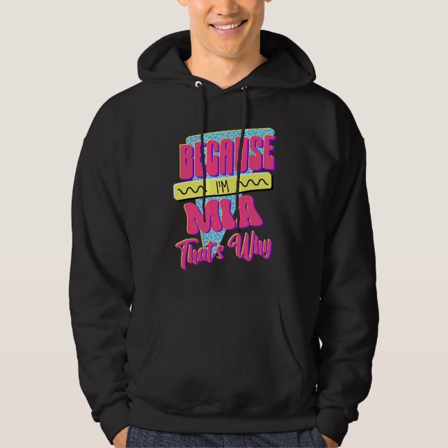 Veste À Capuche Parce que je suis Mia C'est Pourquoi (Devant)