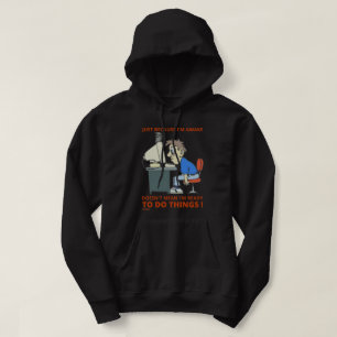 VESTE À CAPUCHE PARCE QUE JE SUIS RÉVEILLÉE, JE NE VEUX PAS DIRE Q