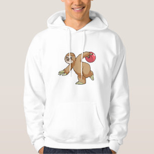 Veste À Capuche Paresseux au bowling avec boule de bowling