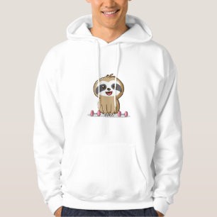 Veste À Capuche Paresseux Chibi Mignon Entraînement � Animal de Gy