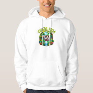 Veste À Capuche Paresseux du Costa Rica - T Tropical de la Cascade