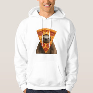 Veste À Capuche Paresseux pizza drôle étrange blague mème mignon j