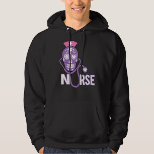 Veste À Capuche Parfait Cute Nurse Sugar Skull Médicale Halloween
