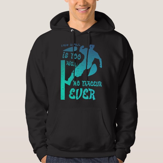 Veste À Capuche Parkour Free Running Traceur 1 (Devant)