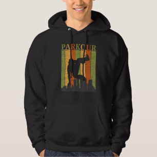 Veste À Capuche Parkour Free Running Traceur Freestyle Extrême Spo