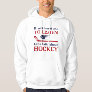 Veste À Capuche Parler De Hockey