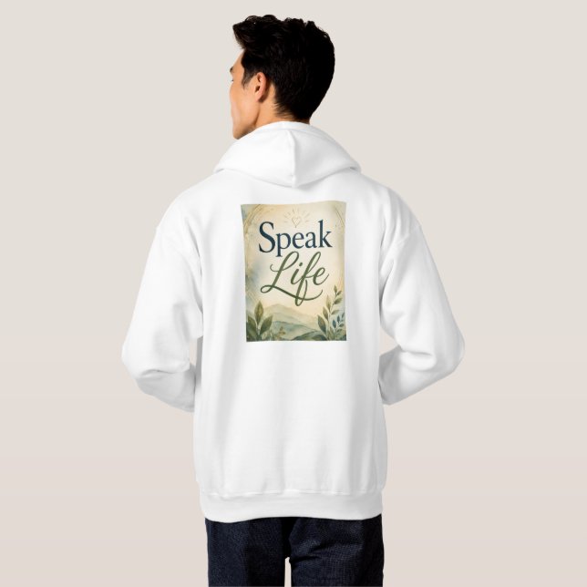 Veste À Capuche Parler la vie (Dos entier)