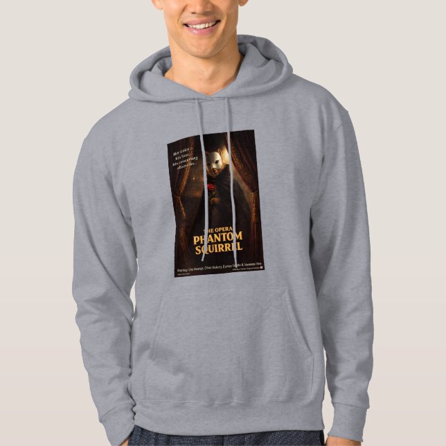 Veste À Capuche Parodie de l'Opéra Fantôme Écureuil (Devant)