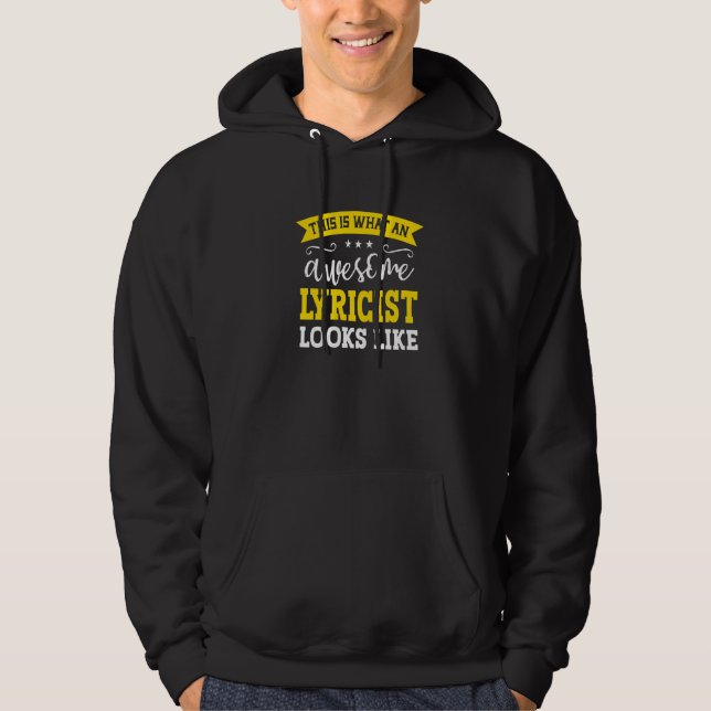 Veste À Capuche Parolier Poste Employé Travailleur Drôle Professio (Devant)