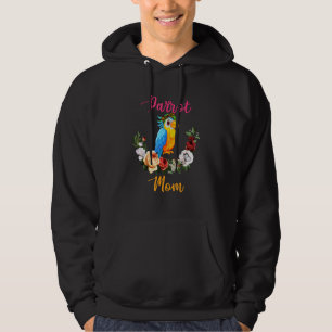 Veste À Capuche Parrot Maman Floral Parrot Nœud Papillon Amant Fêt