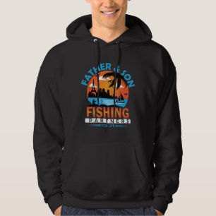 Veste À Capuche Partenaires de pêche père et fils pour la vie