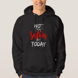 Veste À Capuche Pas aujourd'hui Satan pas aujourd'hui Graphisme Vi