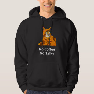 Veste À Capuche Pas de café Pas de talky Napping Sleepy Fatigué Gr