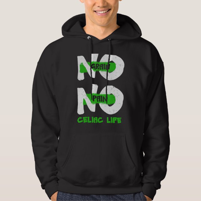 Veste À Capuche Pas de grain Pas de douleur Mois de sensibilisatio (Devant)