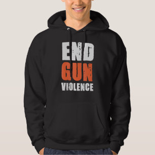 Veste À Capuche Pas de Jour de sensibilisation aux armes à feu Por