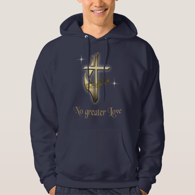 Veste À Capuche Pas de plus grand amour (Devant)