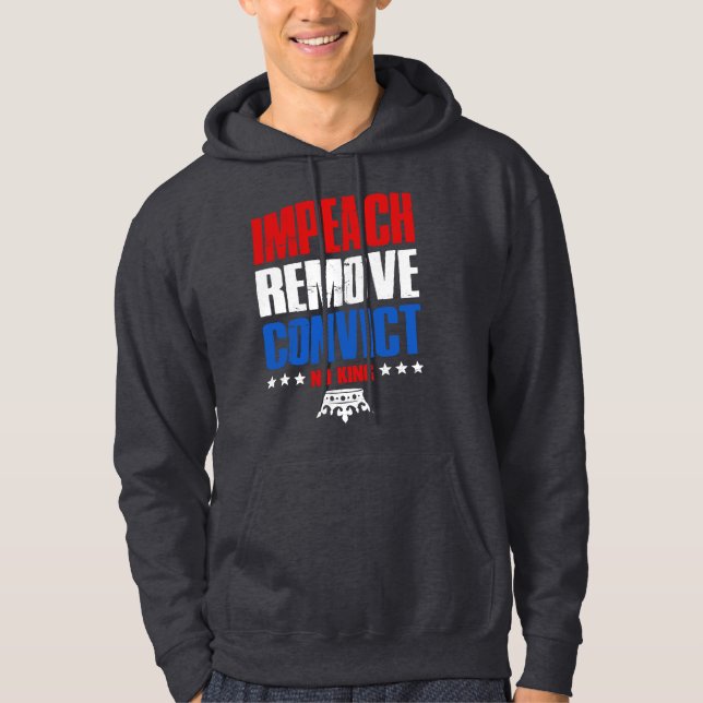 Veste À Capuche Pas de rois en Amérique (Devant)
