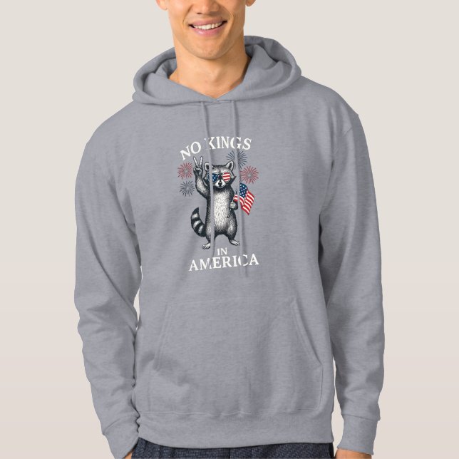 Veste À Capuche Pas de rois en Amérique (Devant)