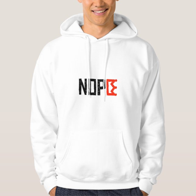 Veste À Capuche Pas de rois en Amérique anti Trump anti fascisme (Devant)