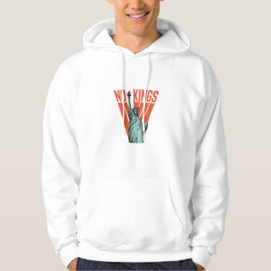 Veste À Capuche Pas de statue de roi de protestation américain cla