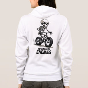 Veste À Capuche 💀 "Pas de temps pour les ennemis" - Badass Skelet
