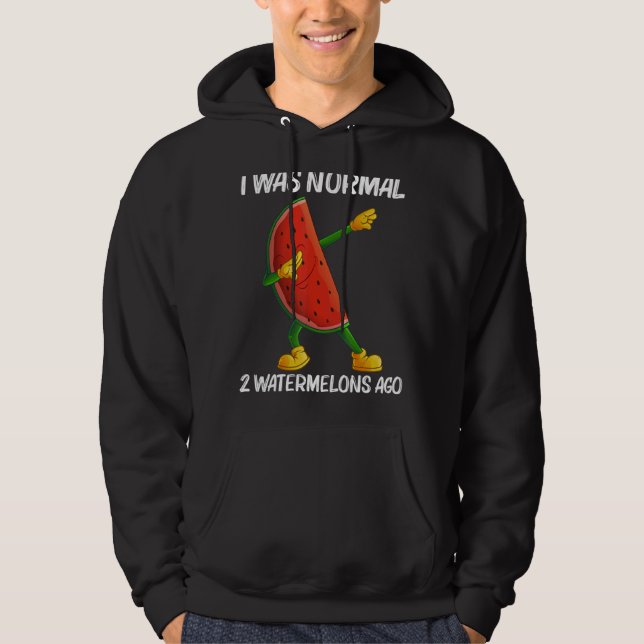 Veste À Capuche Pastèque Pour Hommes Femmes Melon Fruit Plante (Devant)