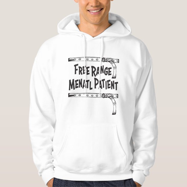 Veste À Capuche Patient mental en liberté (Devant)