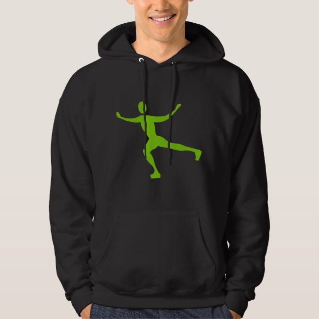 Veste À Capuche Patinage sur glace - Martian Green (Devant)