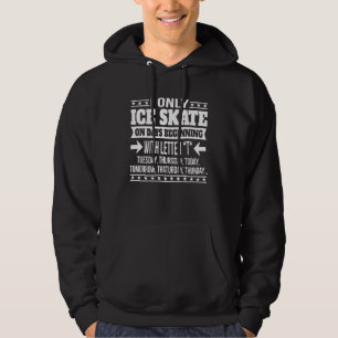 Veste À Capuche Patinage sur glace uniquement les jours commençant