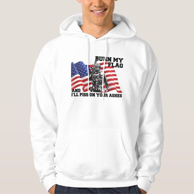 Veste À Capuche Patriote américain (Devant)