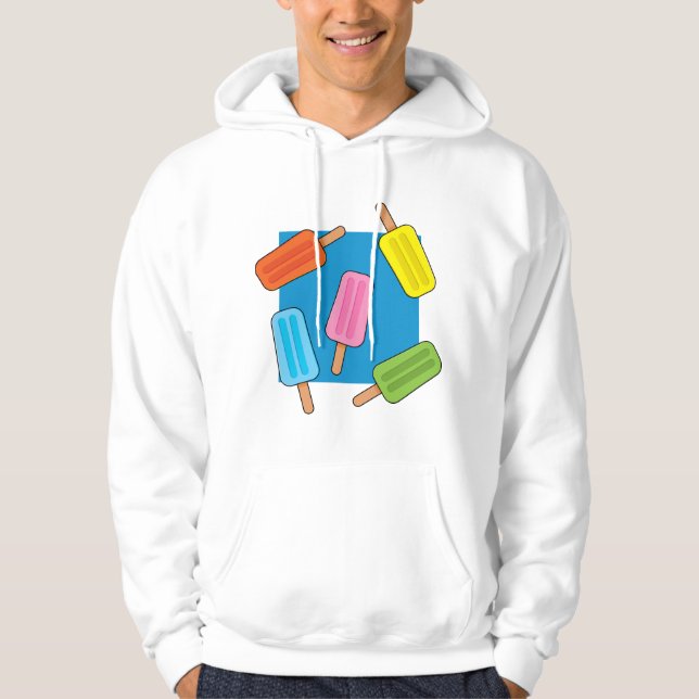 Veste À Capuche Patters de Popsicles (Devant)