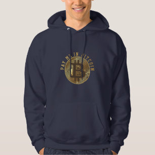 Veste À Capuche Payez-moi en Bitcoin