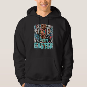 Veste À Capuche Pays Occidental Serape Leopard Jesus Cross Happy E