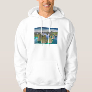 Veste À Capuche Paysage de l'île de Wayag, Indonésie