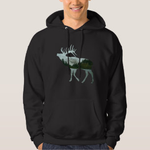 VESTE À CAPUCHE PAYSAGE DE NATURE ÉLAN