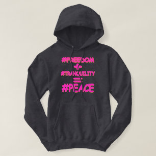 Veste À Capuche "PEACE EQUATION" Mignonne conception. Commandez dè