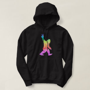 Veste À Capuche Peace Love Bigfoot