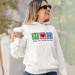 Veste À Capuche Peace Love Ressources humaines RH<br><div class="desc">Peace Love Sweat - shirt à capuche des ressources humaines. Un cadeau de sweatshirt à capuche pour Noël pour votre représentant préféré dans l'entreprise qui travaille avec la gestion des ressources humaines comme une carrière.</div>