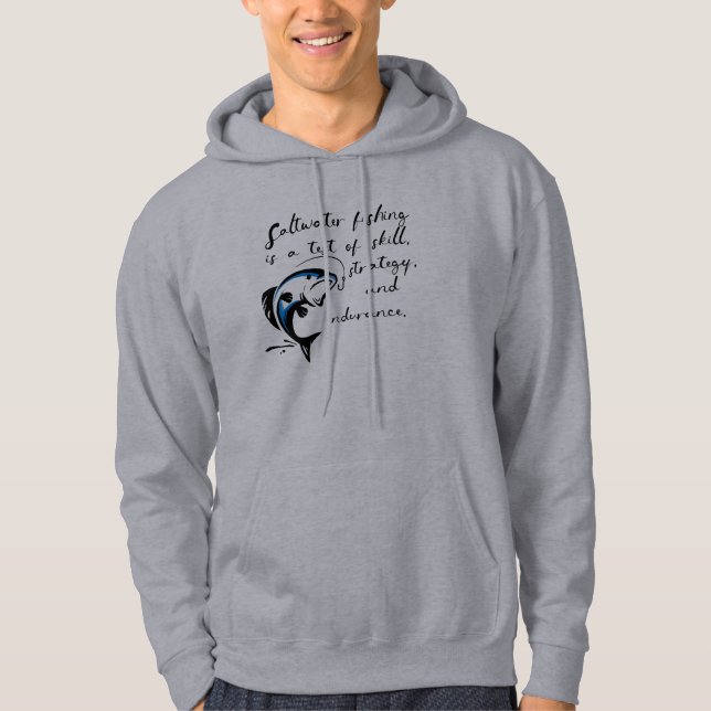 Veste À Capuche Pêche à l'eau salée. (Devant)