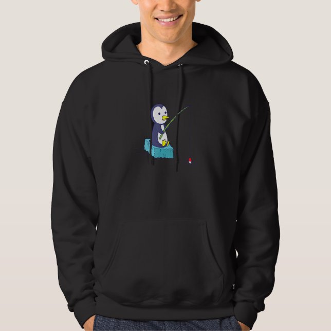 Veste À Capuche Pêche au pingouin (Devant)