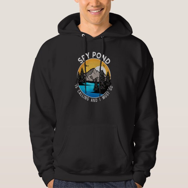 Veste À Capuche Pêche Bateau Camping Lakeview Spy Pond (Devant)