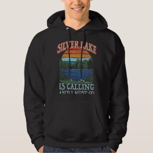 Veste À Capuche Pêche Bateau Camping Retro Lake Vacation Argent