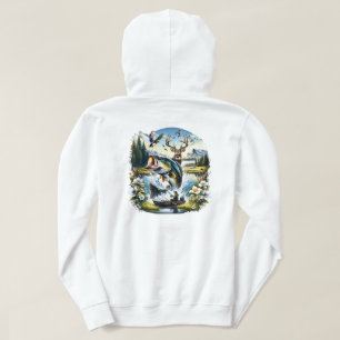 Veste À Capuche Pêche, Cerf, Chasse au Canard