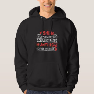 Veste À Capuche Pêche Et Chasse Humour Cool chasseur
