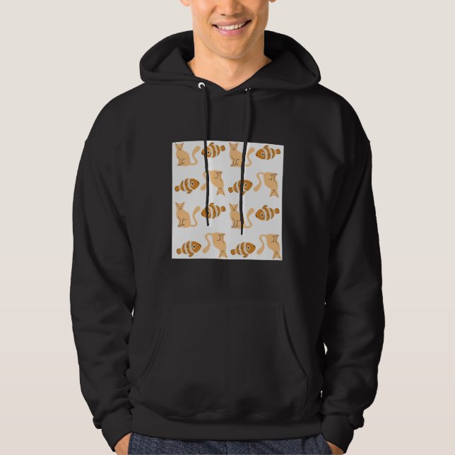Veste À Capuche Pêche Poisson 3 (Devant)