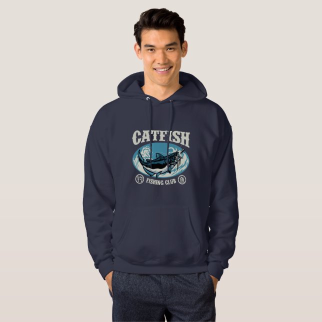 Veste À Capuche Pêcher le poisson-chat (Devant entier)
